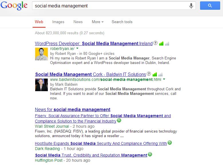 Number One on Google - Social Media Management