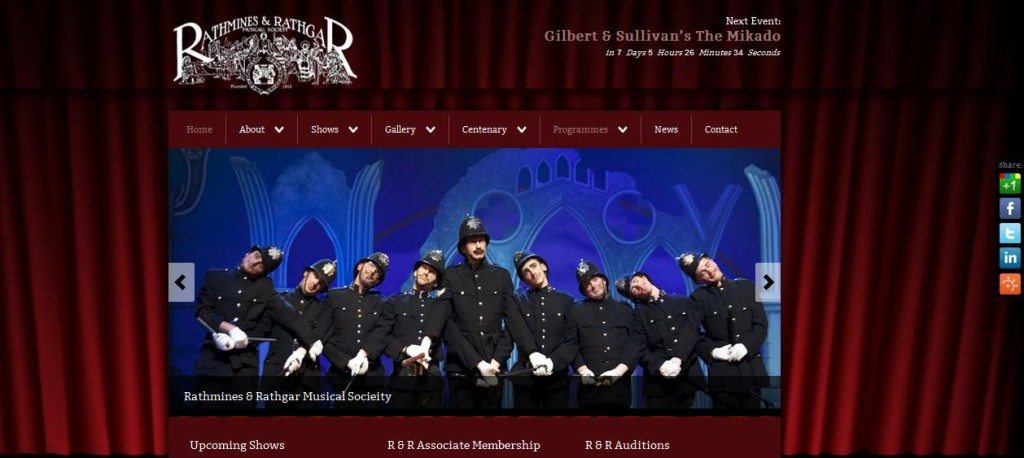 R & R Musical Society WordPress Site Launch