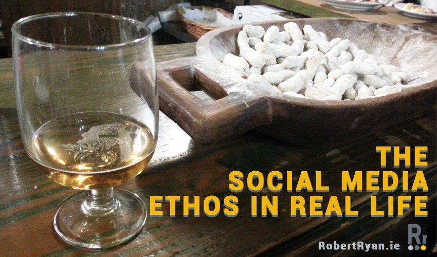 Social media ethos in real life