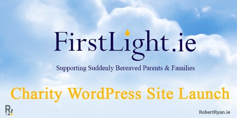 FirstLight Charity Wordpress Site Launch